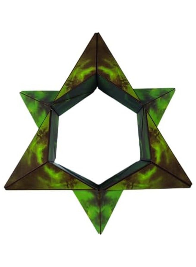 RATSAW Magic Cube Magnetic Puzzle Cube 3D Geometric Puzzle Rubik's Cube Gift for Kids Magnetic Rubik's Cube Brain Toys for Kids and Adults 70 Shapes Changeable Cube green - Image 4