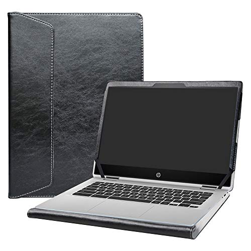 Alapmk Protective Case for MacBook Air 13 (A1369 & A1466,2010-2017 Release),Case for HP Chromebook x360 14 14-daXXXX/14b-caXXXX/Chromebook Enterprise x360 14E 14 G1 14 Inch Laptop,Black - Image 1