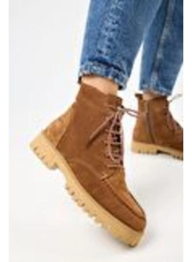 (Valentina) Women's Real Leather Laced Taba Boot.