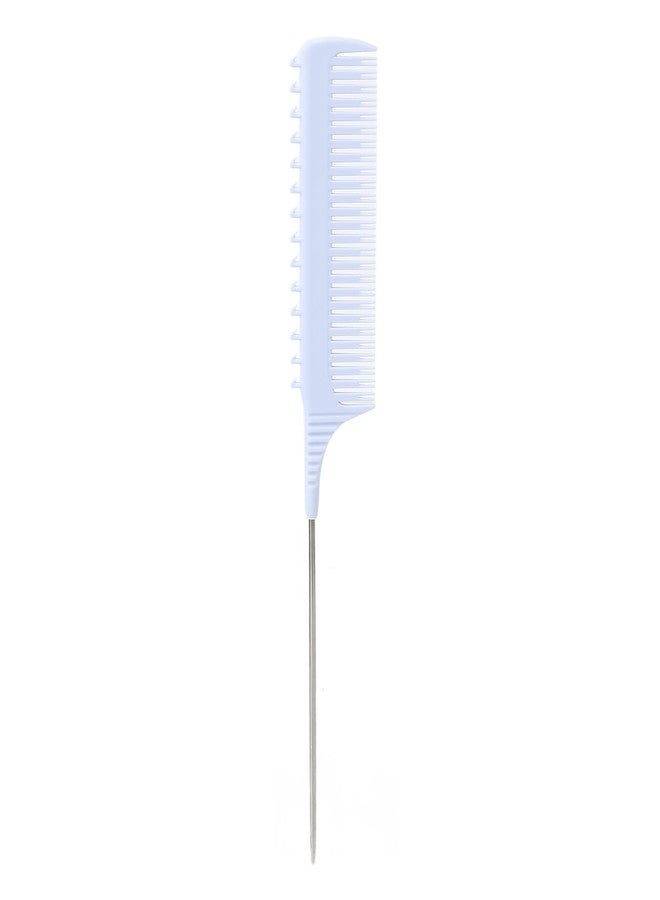 Semme Weaving Combs For Highlighting,Highlighting Clip Comb, Plastic Tail Comb with hook teeth,Fine Tooth Teasing Combs for Unisex,Hair Styling Rat Tail Parting Combs (Lavender) - Image 3