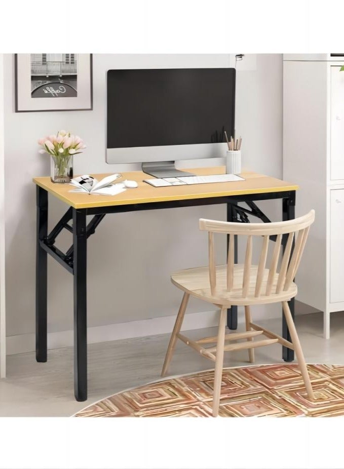 TNGames Folding Table Multi-Functional Portable Desk With Adjustable Height Legs For Computer Camping, Garden, Picnic,Coffee,BBQ,(80 * 40 * 75cm)  - Image 2
