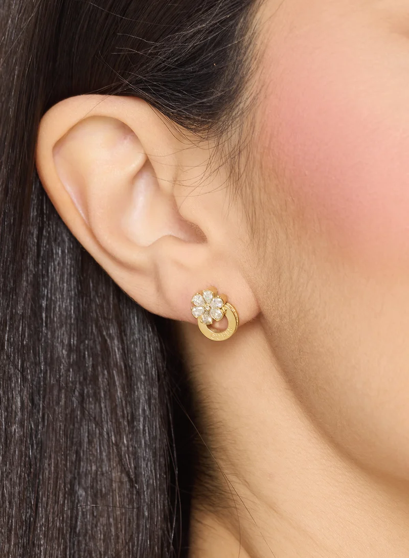 GUESS Lily Flower Stud Earrings