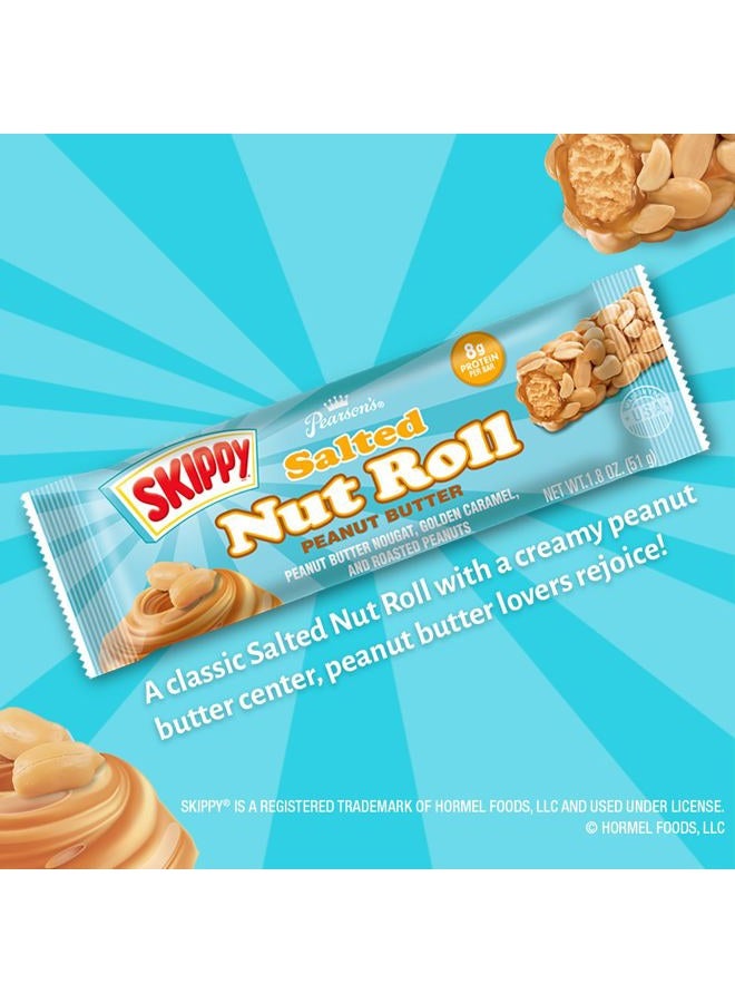 Pearson 's SKIPPY® Peanut Butter Salted Nut Roll | Peanut, Caramel, Peanut Butter Candy | 24 Full- Size Candy Bars |Bulk, Individually Wrapped - Image 5
