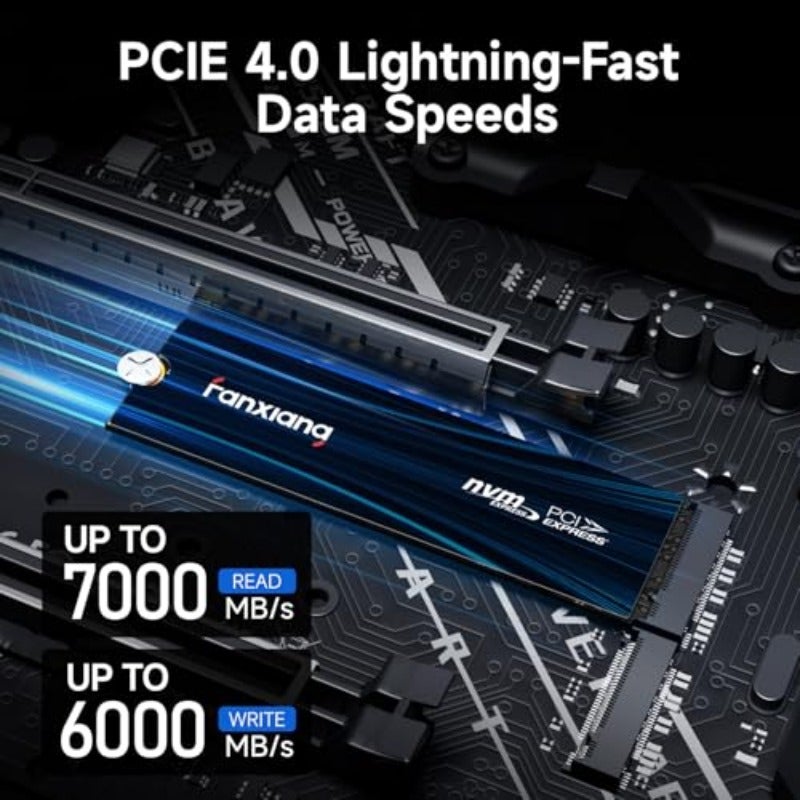 fanxiang 4TB PCIe NVMe SSD Gen 4 Gaming SSD M.2 2280 Up to 7000MB s Compatible with PS5 Internal Solid State Drive for Gamers Professionals Creators S880E - Image 4