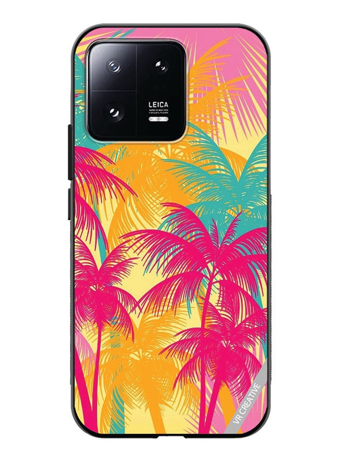 VR CREATIVE Protective Case Cover For Xiaomi 13 Pro Colourfull Tree Design Multicolour  - Image 1