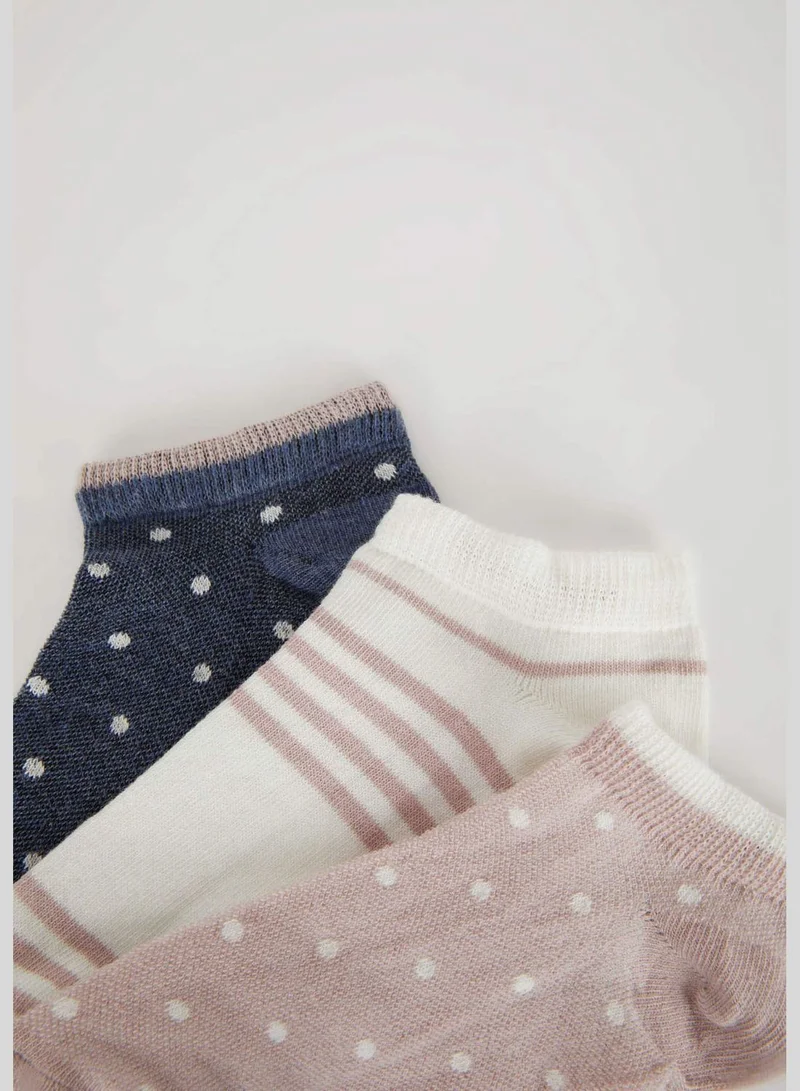 DeFacto 3 Pack Woman Low Cut Socks