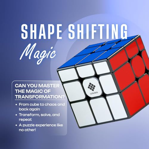 Cubelelo Drift Mirror 3x3 (Tiled - Colored) Speed Cube | No Stickers, Premium Finish with Smooth Turning Speedcube for Kids and Adults - Image 2