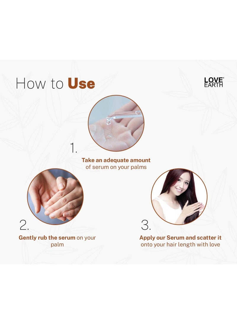 حب الارض مصل شعر الأركان المغربي الغني بفوائد زيت الأركان المغربي والبرنغراج لشعر خالٍ من التجعد وناعم ولامع 100 مل - Image 5