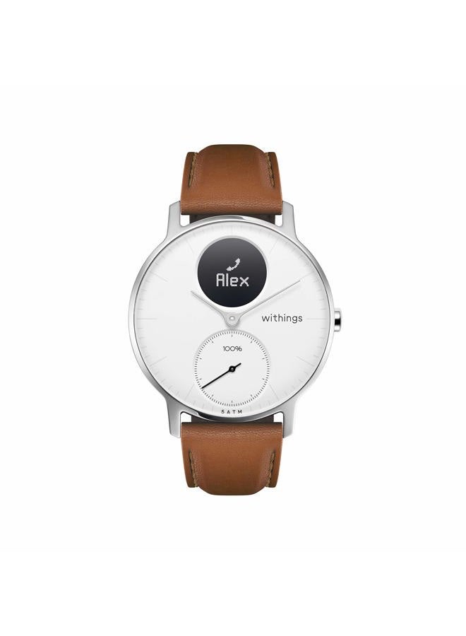 WITHINGS - Premium Leather Wristband for ScanWatch, Steel HR, HR Sport, Move ECG, Move and Steel - Image 3