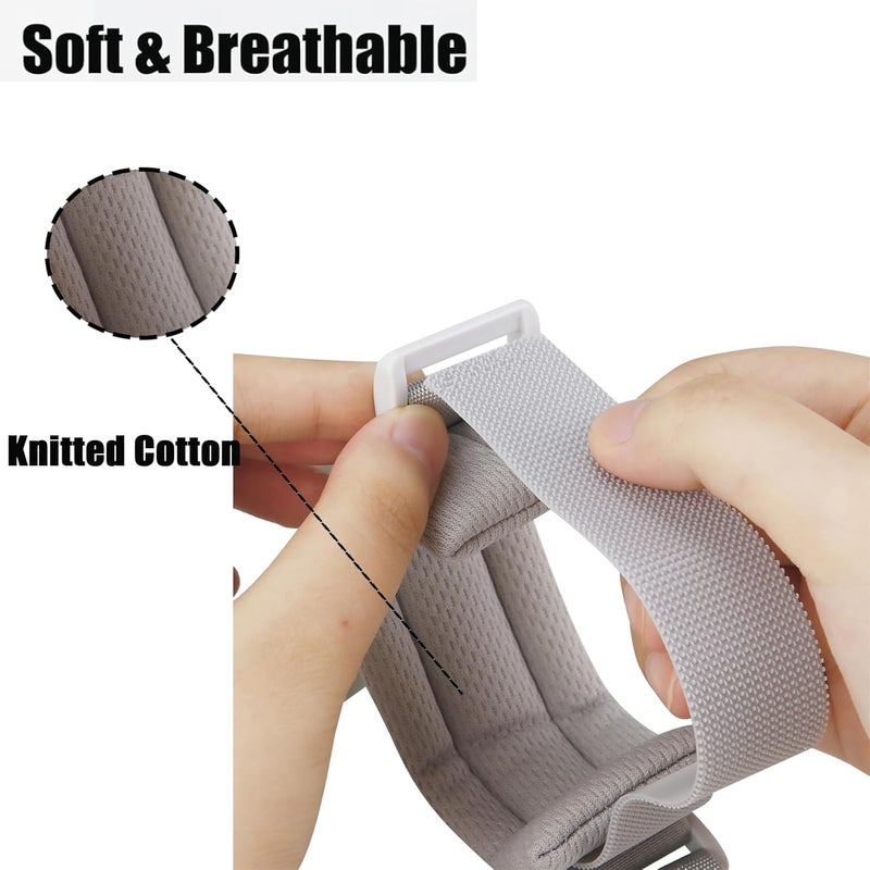 PandaEar Anti Lost Wrist Link, Toddler Harness Walking Leash Safety Child Wristband Leashes for Babies Kids (Grey) - Image 4
