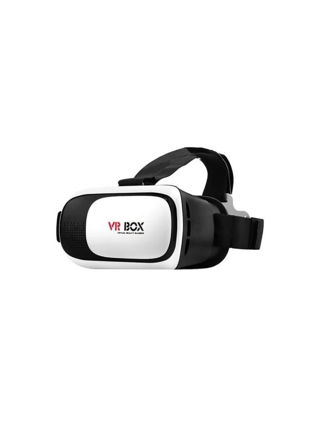سماعة الواقع الافتراضي VR Box – نظارات واقع افتراضي لاسلكية مزودة بأحزمة قابلة للتعديل وملاءمة مريحة لتجربة مشاهدة غامرة