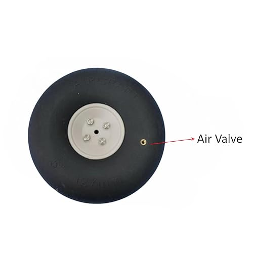 VilogaRC 1 PCS RC Airplane Wheel 45 Inches Wheels Landing Gear RC Plane Wheels for Fixed Wing Model Aircraft 1pcs 45 Inch D114mm - Image 5