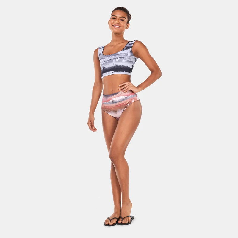 Nike Black Women's Swim Adventure Reversible Crop Top for Women | Best Price UAE
