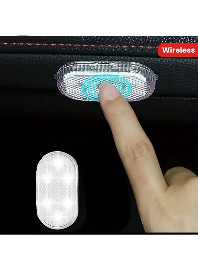 OstWony مصابيح LED لاسلكية للديكور الداخلي للسيارة - مصباح سقف قابل للشحن عن طريق USB، مصباح يدوي للقراءة اليدوية ومصباح باب للإضاءة الليلية - Image 2