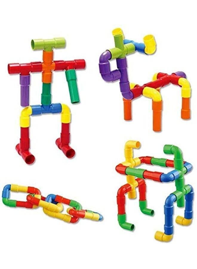 Dismantle and installation Pipes Blocks To develop the creativity of the child (500 gm)