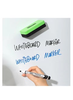 Deli 2-Piece Dry Erase Whiteboard Marker With Whitboard Eraser Assorted Colours  - Image 4