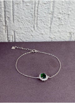 Emerald Halo Gemstone