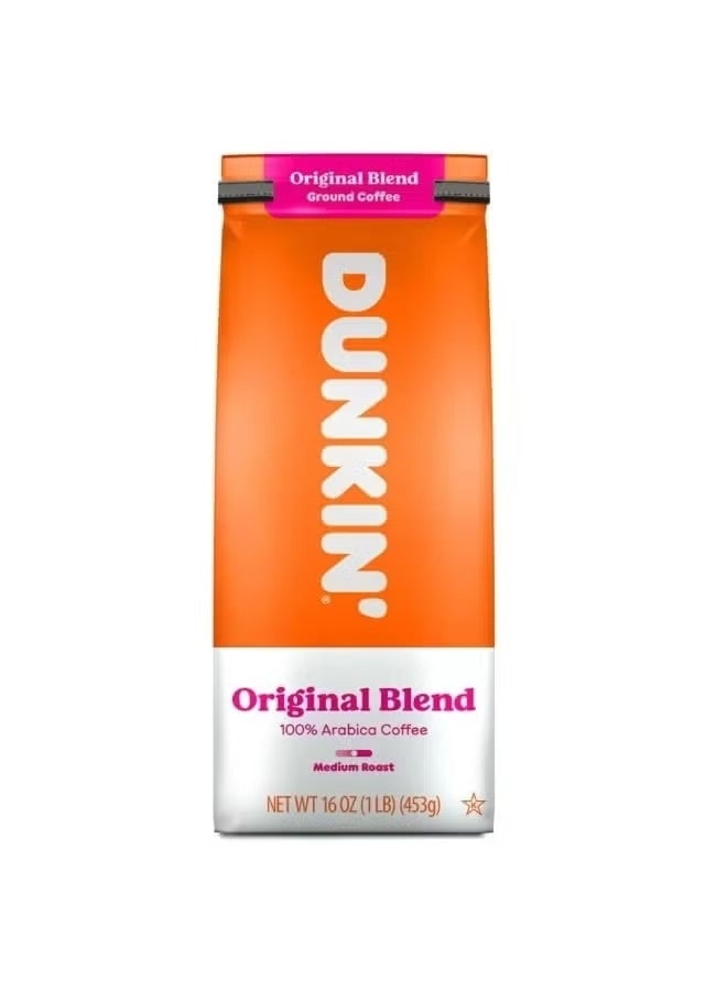 Dunkin' Original Blend - 100% Arabica Coffee - Medium Roast - 453g