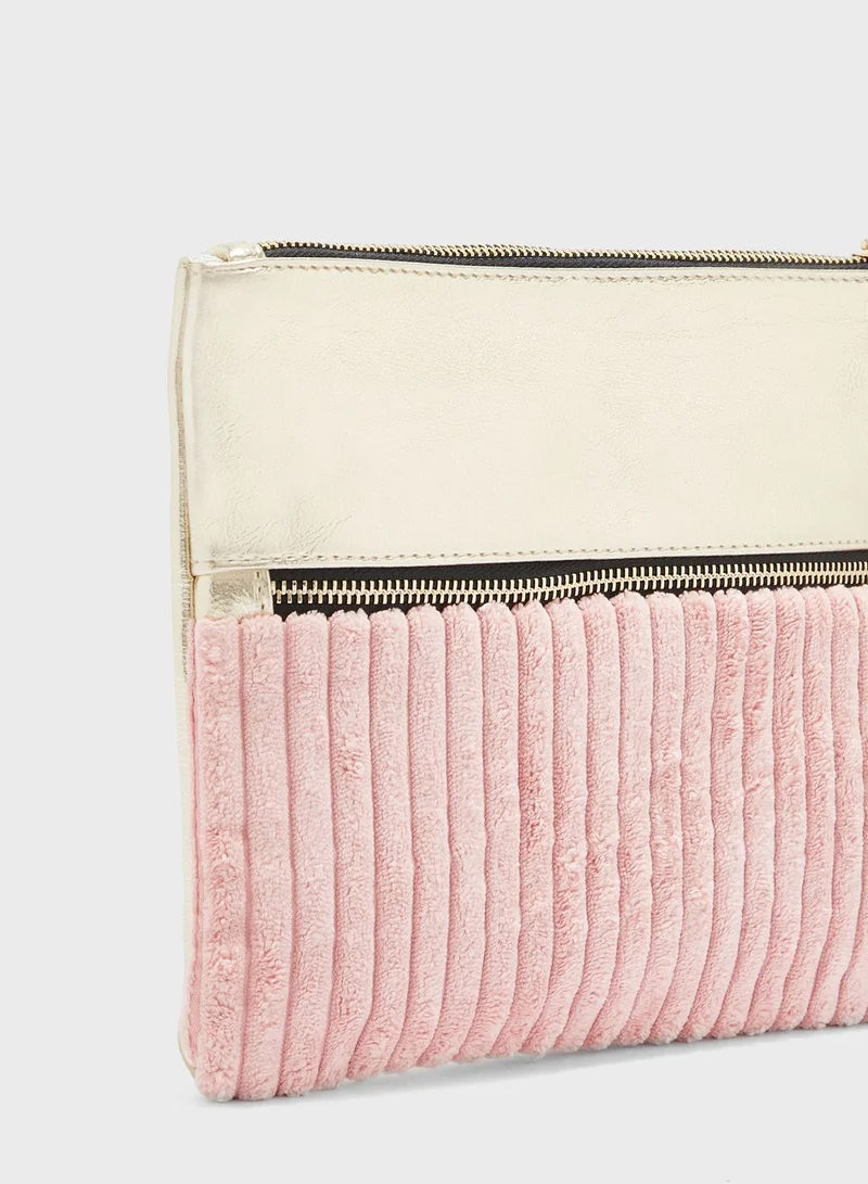 AURORA Two Tone Beauty Bag - Pink