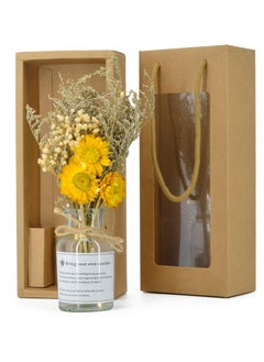 Excefore Eternal Sunflower Preserved Flowers, Long-Lasting Sunflower Flower Gift, with Desmodium Gyrans in a Box, Gifts for Valentines Day, Mothers Day, Birthday, Graduate, Thanksgiving  - Image 1