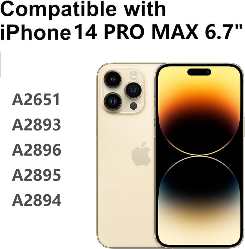 LL TRADER Screen Replacement for iPhone 14 pro max 6.7" LCD Retina FHD Display COF Touch Screen Digitizer with Repair Tool Kits, Waterproof Tape, Screen Protector (Truetone programable) 2025 USA New - Image 2