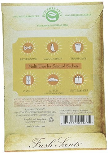 WILLOWBROOK Fresh Scents Original Scented Sachet by Willowbrook Company, 4 Packs (Paris) - Image 2