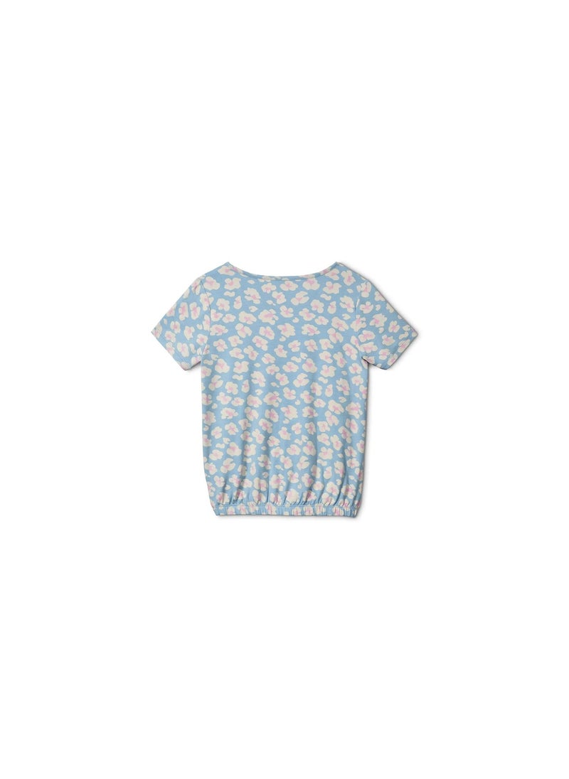 Tchibo - Toddler Girls Printed Tee, Light Blue - Image 1