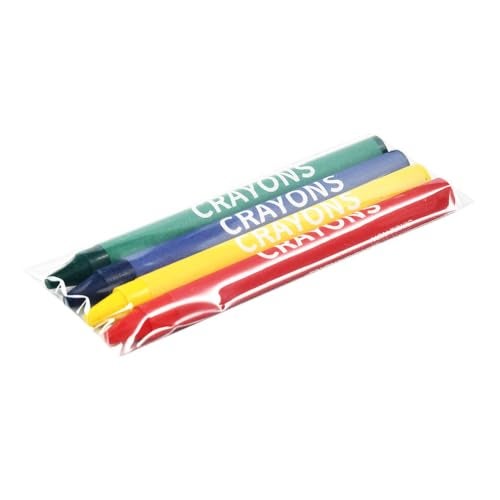 Madisi Crayons Bulk Pack, Regular Size, 4 Colors, 150 Packs, 600 Count - Image 4