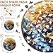 Qiuenisray Wooden Puzzles for Adults Tree of Life Waterfall River Jigsaw Puzzles 200 Piece FSC Certified Unique Shape Puzzles Piece Wall Decor Wood Puzzle Creative Gift for Family Game 112x112 in - Image 4