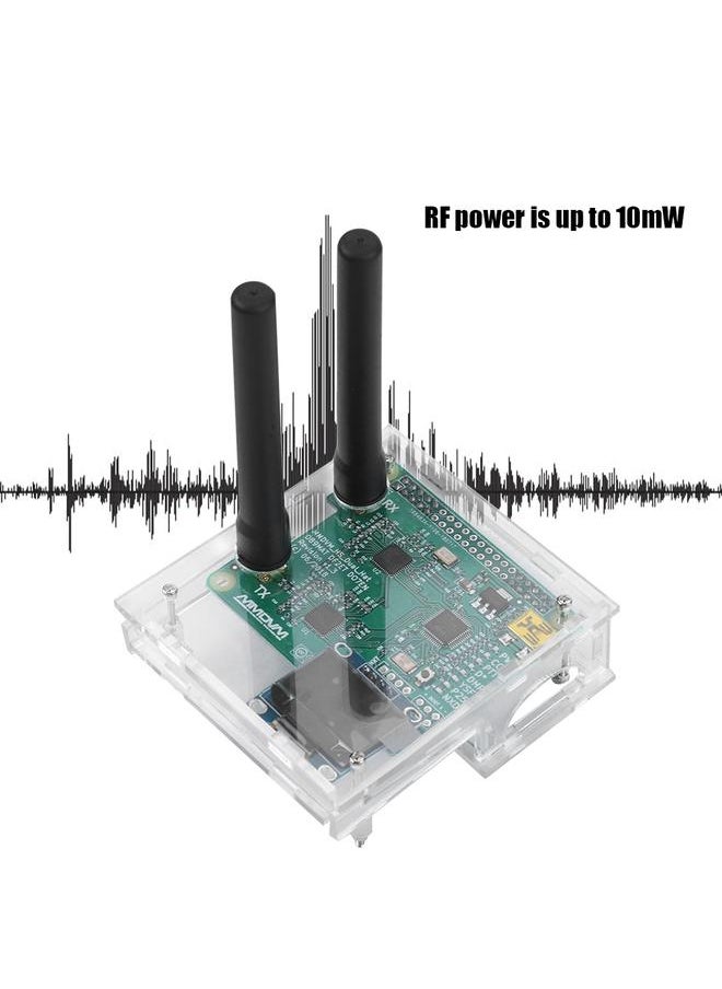 Thoraya - Duplex Hotspot Module Antenna Case with SD For MMDVM Raspberry Pi DIY OLED (Transparent Shell) - Image 1