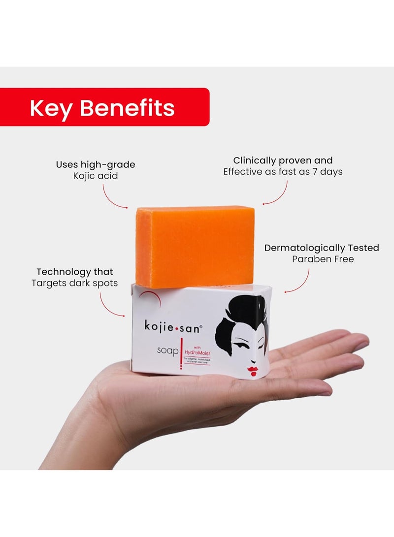 كوجي سان لوح صابون تجميلي للوجه من كوجي سان - بـ4 الواح بوزن 135 غرام - مضمون اصلي  - Image 4