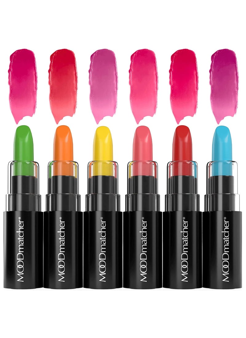 MOODmatcher MOODmatcher original Color Changing Lipstick – 12 Hours Long-Lasting, Moisturizing, Smudge-Proof, Easy to Apply Creamy Lipstick, Glamorous Personalized Color, Premium Quality – Made in USA 