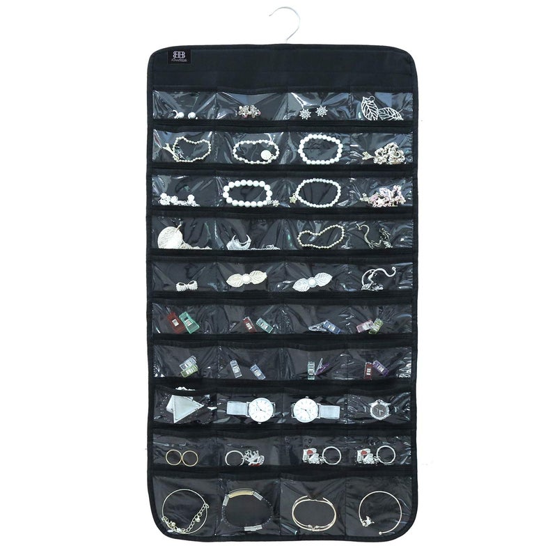 BB Brotrade Hanging Jewelry OrganizerAccessories Organizer80 Pocket Organizer for Holding Jewelries