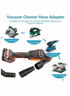 Y&D 4 Pcs Vacuum Cleaner Hose Adapter, Sander Dust Extraction Adaptor for Random Orbital Sander, Jigsaw, Circular Saw Reducer (25mm/30mm/34mm/42mm)  - Image 4