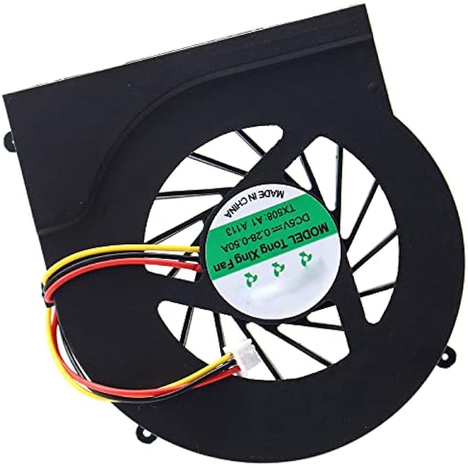 CPU COOLING FAN REPLACEMENT FOR HP PAVILION DV6-3000 DV6T-3000 DV6-4000 DV6T-4000 DV7-3000 DV7-4000 DV7T-4000 DFB552005M30T F9V8 606729-001 HASEE K660D A560P - Image 2