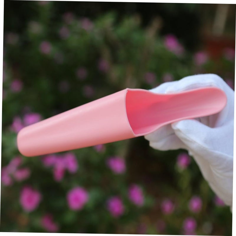 Pink Small Plastic Garden Scoop For Succulent Transplanting Weeding And Planting - Image 3