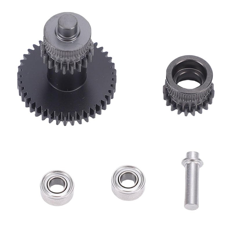 Yunseity Extruder Gear Kit, DualGeared Direct Drive Extruder, Sturdy Coated Steel, Integrated Shaft Design, Smoothly Helical Gear Design, for Kobra2 Pro 2 Maximum 2 Plus. - Image 1