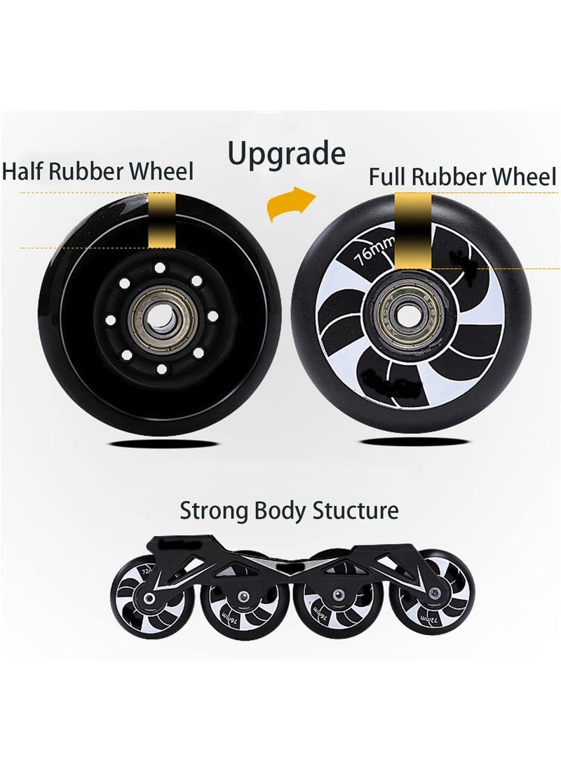 GT-Wheel - Skating Shoes Professional Single Row Roller Blades Speed Skate Shoes - Image 1
