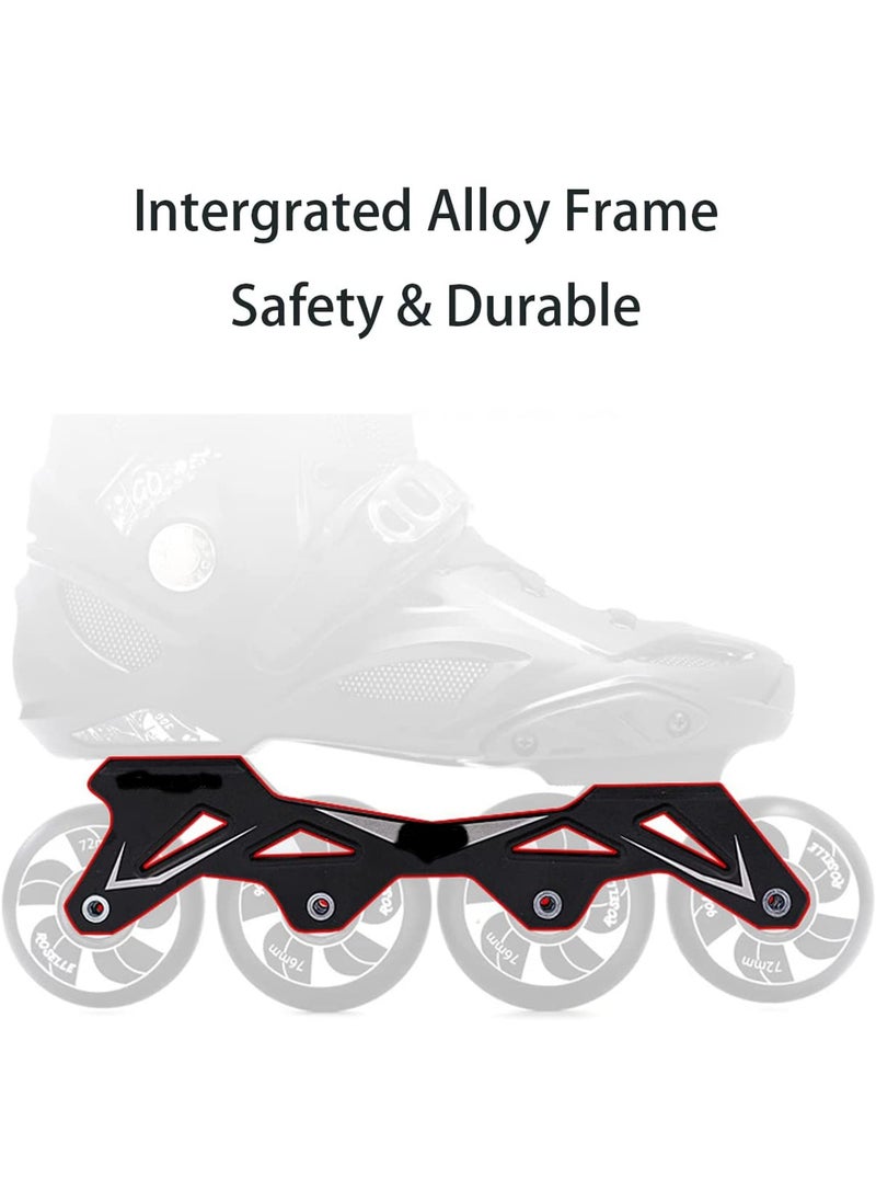 GT-Wheel - Skating Shoes Professional Single Row Roller Blades Speed Skate Shoes - Image 1