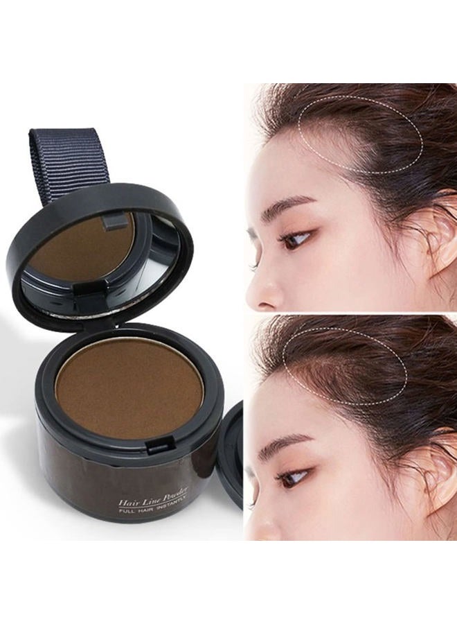 gowwim Hairline Powder (Light Brown) Hair Root Dye, Instantly Color Shadow for Thin and Gray Hair Roots - 4g - Image 4