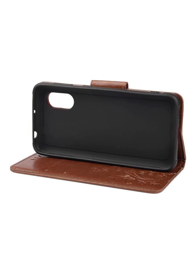 erorex Case For Samsung Galaxy Xcover 5 Butterfly Flower Pattern Horizontal Flip Leather Case with Holder & Card Slots & Wallet - Image 5