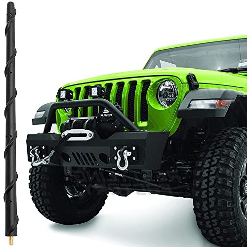BASIKER Antenna Compatible with Jeep Wrangler Gladiator JK JT JL Rubicon Sahara Unlimited Sport 2007-2025, Jeep Wrangler Antenna Replacement, 13 Inch Car Radio Antenna Jeep Accessories - Image 1