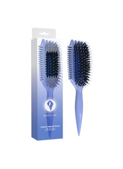 Bounce Curl Bounce Curl Volume EdgeLift Brush, 5-in-1 Tool for Volumized, Defined Curls, Waves & Coils - Blue 