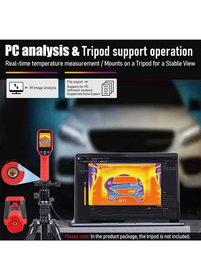UNI-T UNI-T UTi120S Thermal Imaging Camera 120x90 IR Resolution Handheld Thermal Imaging Camera 10800 Pixels,-4°F~850°F Handheld Infrared Camera with PC Analysis and Video Recording Supported,Micro SD Card - Image 5