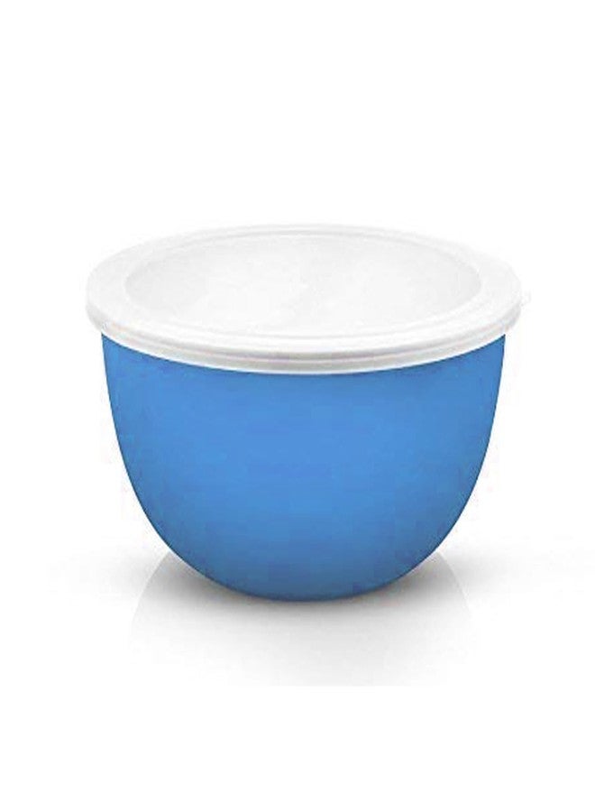 POGON Microwave Safe Bowls, Serving Bowl with Lid, Set of 3, 500ml, 1000ml & 1500ml, (Blue,Red) - Image 3