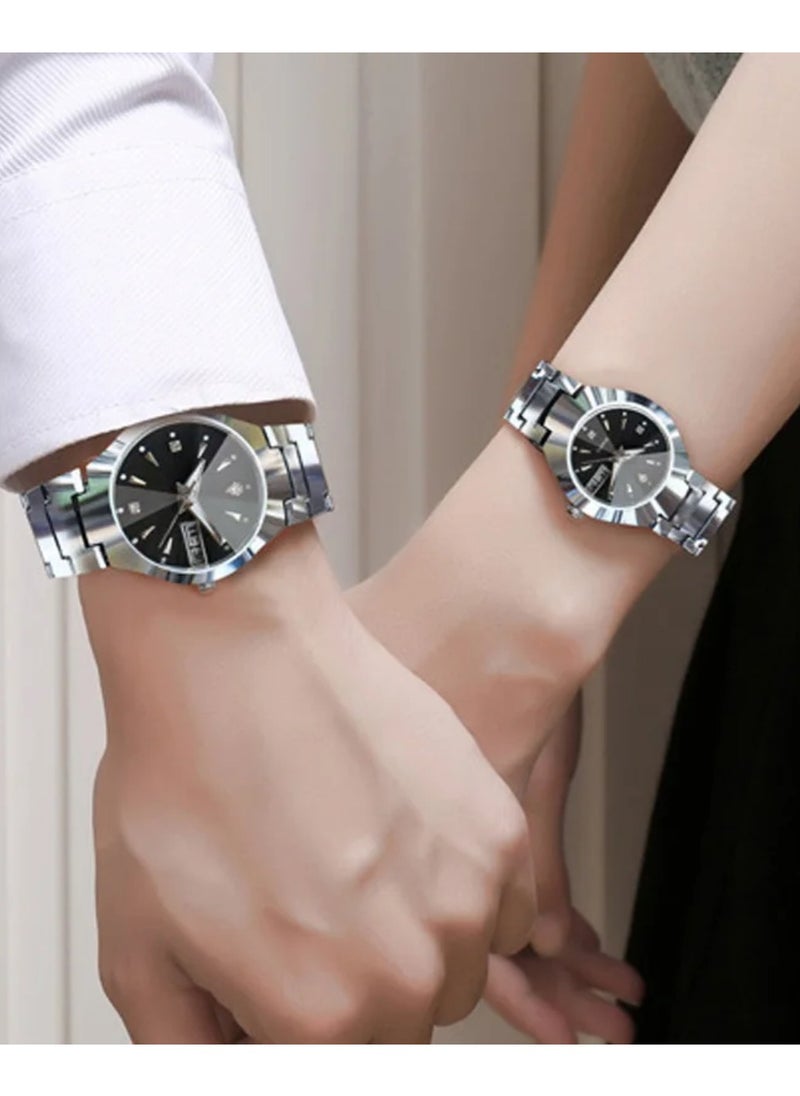 WLISTH - Couples quartz watch for men and women - Image 1