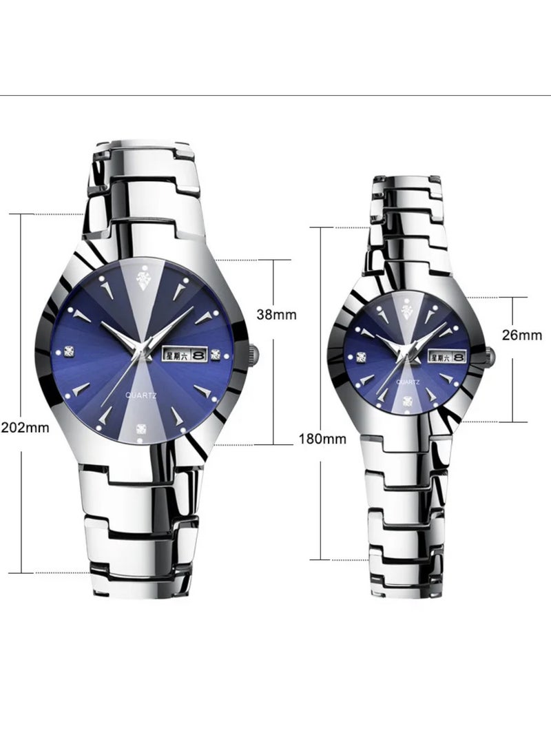 WLISTH - Couples quartz watch for men and women - Image 1