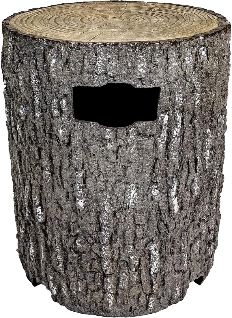 Aquascape Aquascape Faux Wood Stump Propane Tank Cover 78345  - Image 1