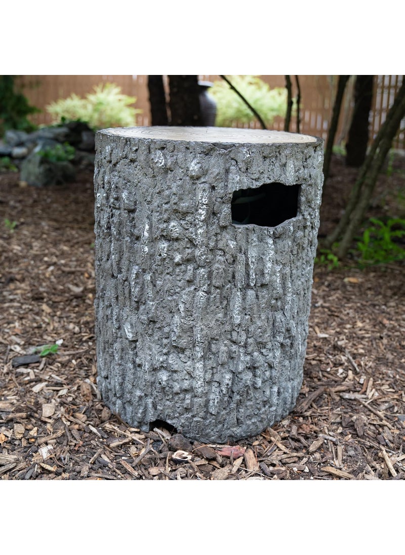 Aquascape Aquascape Faux Wood Stump Propane Tank Cover 78345  - Image 3