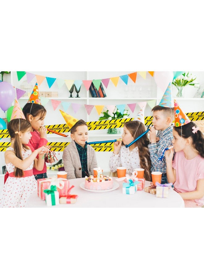 TAPIX Birthday Zone Party Decoration • 3 In. Wide X 100 Ft. Long • High Visibility • Tear Resistant Design • Great For Construction-Themed Parties - Image 4